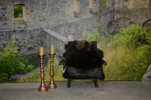 B-Ware Ziegenfell Schwarz (öko)